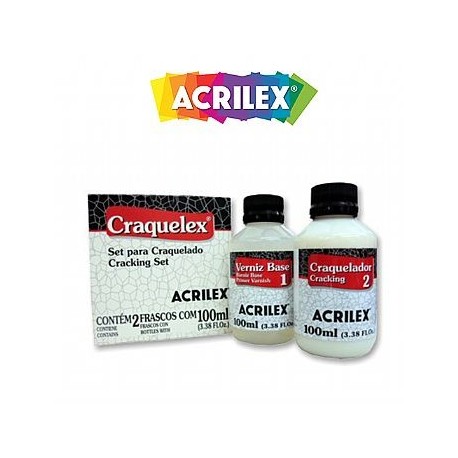 ACRILEX Set Craquelador Craquelex