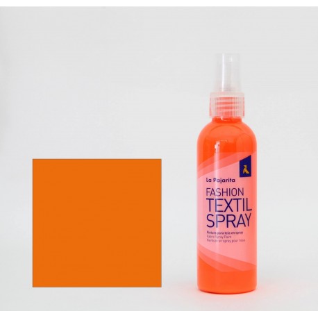 Pintura Textil en Spray  FLUOR ORANGE