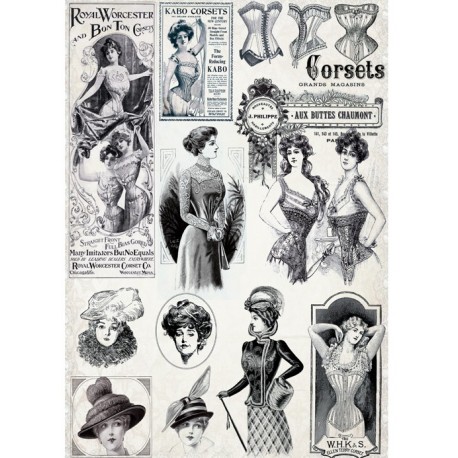 Papel de Arroz CORSETS