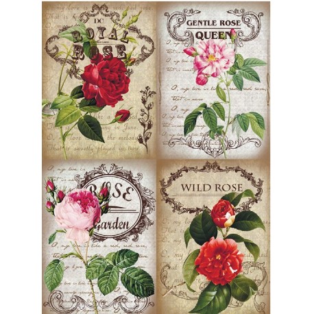 Papel de Arroz WILD ROSE