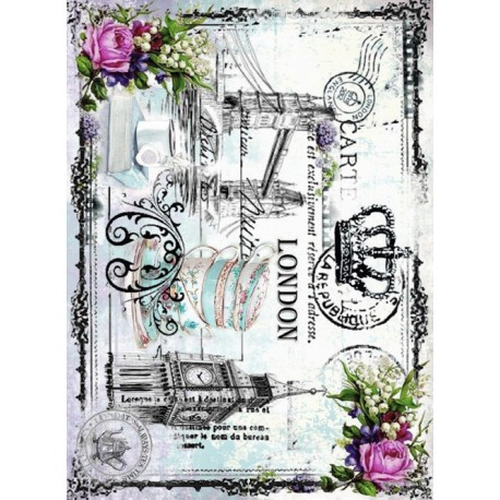 Papel de Arroz LONDON