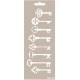 Stencil Mix Media LLAVES