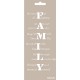 Stencil Mix Media FAMILY