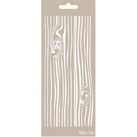 Stencil Mix Media VETA MADERA 1