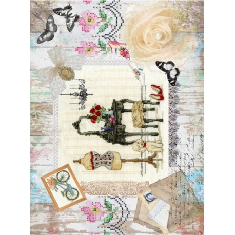 Papel de Arroz TOCADOR SHABBY