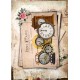 Papel de Arroz RELOJES POST CARD