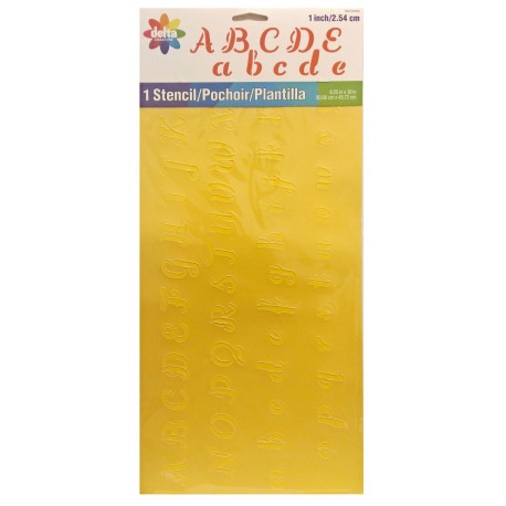 STENCIL Alfabeto de Bodas grande