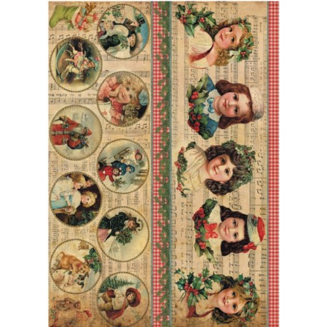 Papel de Arroz CROMOS NAVIDAD