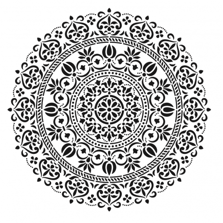 Stencil MANDALA 45x45cm