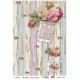 Papel de Arroz ROSAS SHABBY CHIC