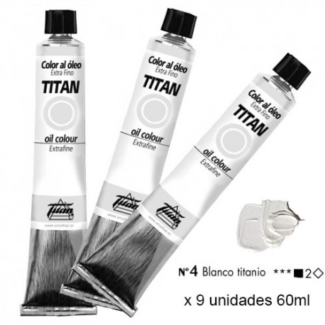 OFERTA 9 TITAN Óleo Extrafino Nº4 60cc