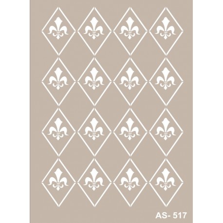Stencil FONDO FLOR DE LIS