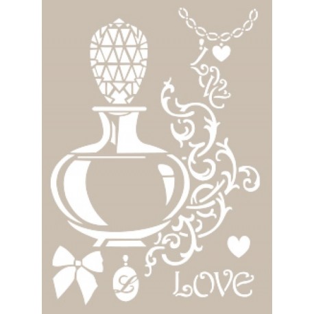 Stencil PERFUME LOVE