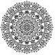Stencil MANDALA 1 25x25cm