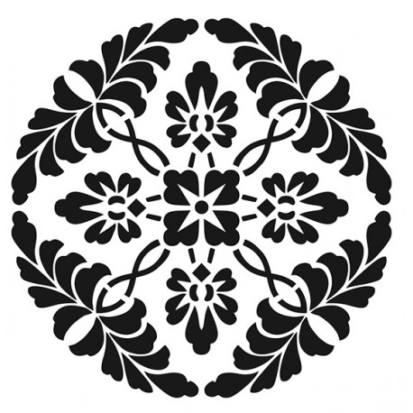 PLANTILLA STENCIL CADENCE HDM110 MANDALA GRANDE 25X25 CM