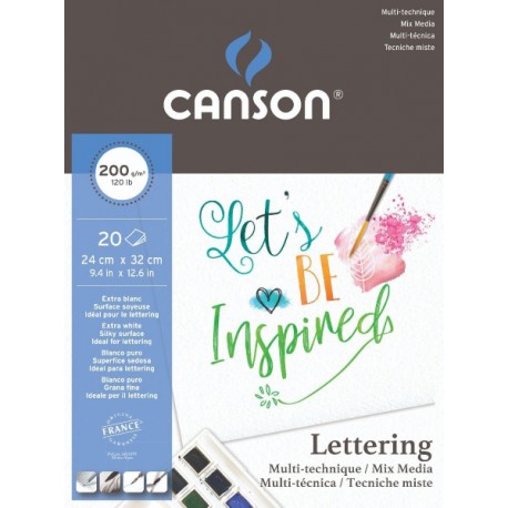 Cuaderno Multi Técnica Lettering CANSON