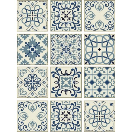 Papel de Arroz TILES BALDOSAS CREMA