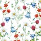 SERVILLETAS- Mixed Wild Flowers White