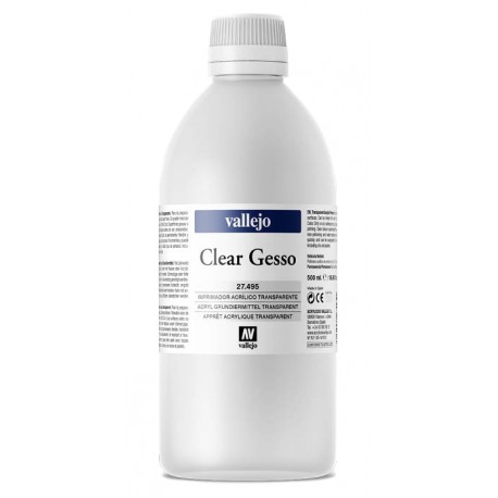 Clear Gesso VALLEJO 500ml