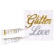 Contorno Relieve LA PAJARITA Plata Glitter