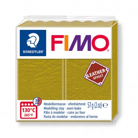 FIMO Effect Leather Oliva
