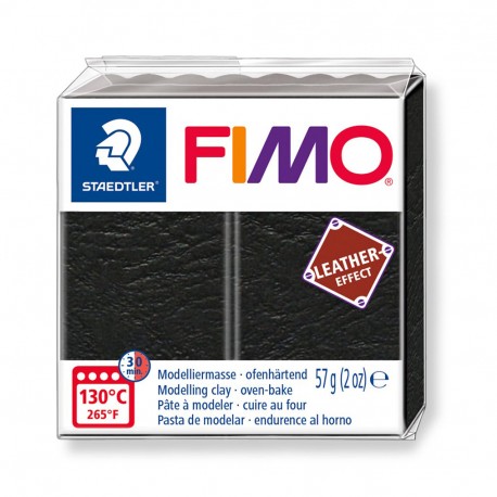 FIMO Effect Leather Negro