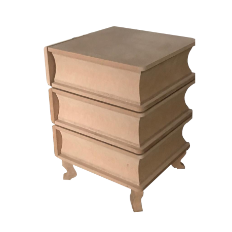 Cajonera Giratoria 3 libros DM CADENCE 31x22x23cm