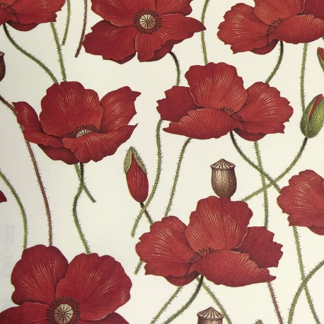 2 Papeles ROSSI Poppies 70x100