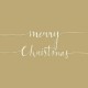 SERVILLETAS- Christmas Note Gold