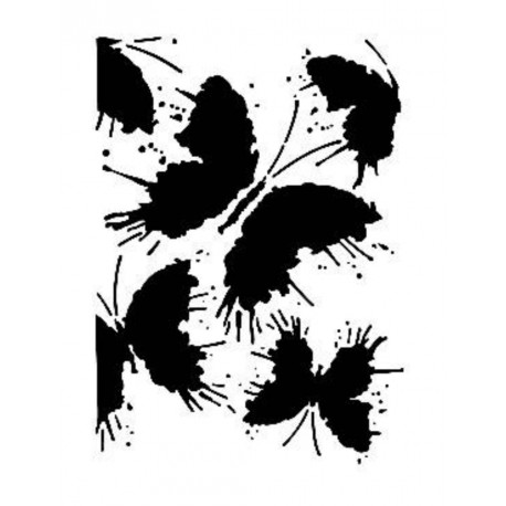 Stencil MARIPOSAS 21x30