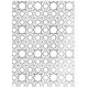 Papel de Arroz Fondo PLATA MOSAICO ESTRELLA