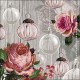 SERVILLETAS- Roses and Baubles