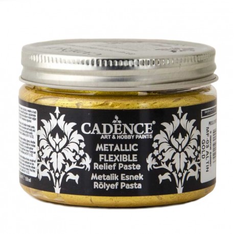 Pasta Flexible Metálica GOLD 150ml Cadence