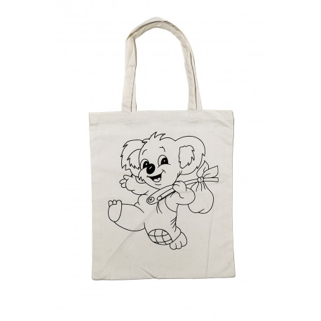 Bolsa  Algodón Prediseño KOALA 27x32cm