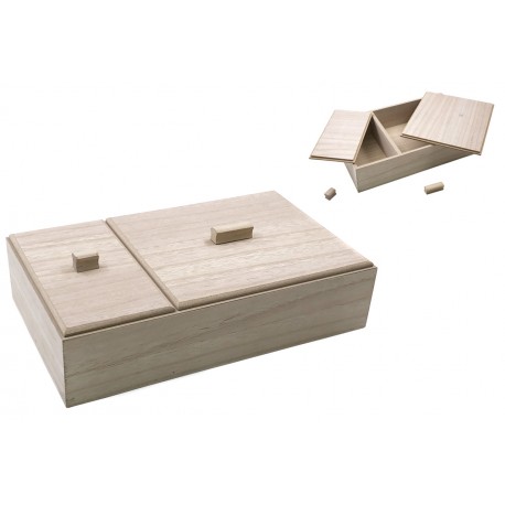 Caja madera corazón DM Cadence para decorar