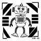 KIDS ROBOT STENCIL SERIES CSR-02 15X15