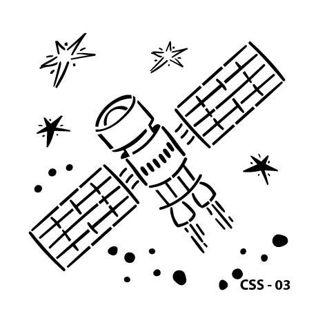 KIDS SPACE STENCIL SERIES CSS-03 15X15