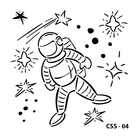 KIDS SPACE STENCIL SERIES CSS-04 15X15