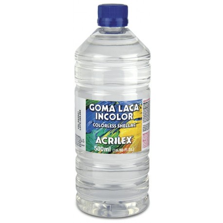 Goma laca incolora 500 ml ACRILEX