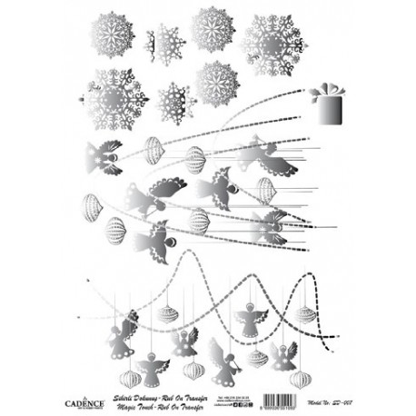 Transfer MAGIC TOUCH PLATA 07 30x42cm