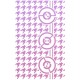 Texture Stencil 5"x8" Pied de poule