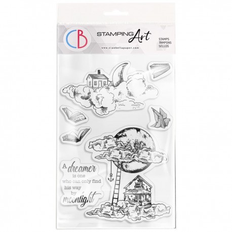 Clear Stamp Set 4"x6" Moonlight