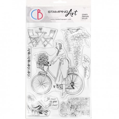 Clear Stamp Set 6"x8" Je suis ce que je suis