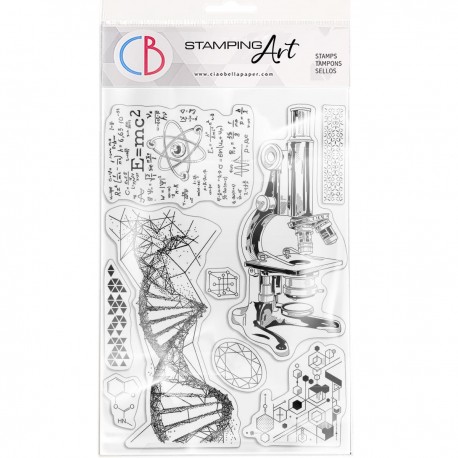 Clear Stamp Set 6"x8" Science