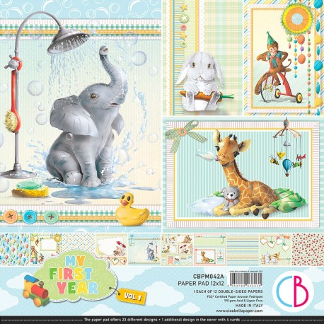 My First Year Vol.1 Paper Pad 12"x12" 12/Pkg