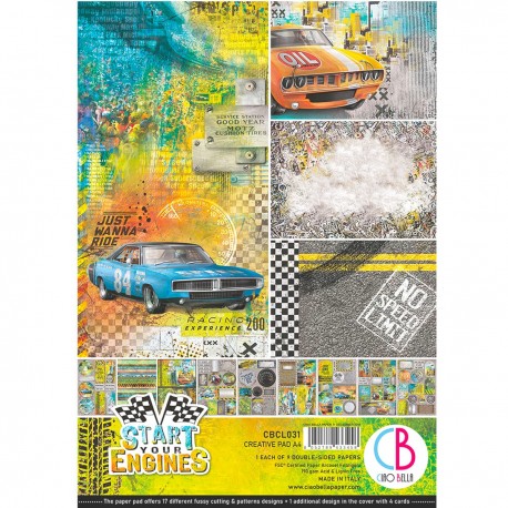 Start your Engines Creative Pad A4 9/Pkg