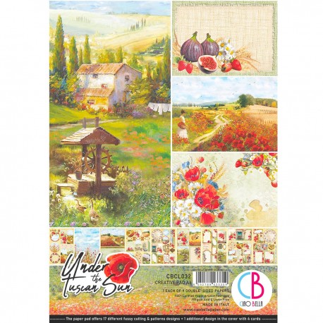 Under the Tuscan Sun Creative Pad A4 9/Pkg