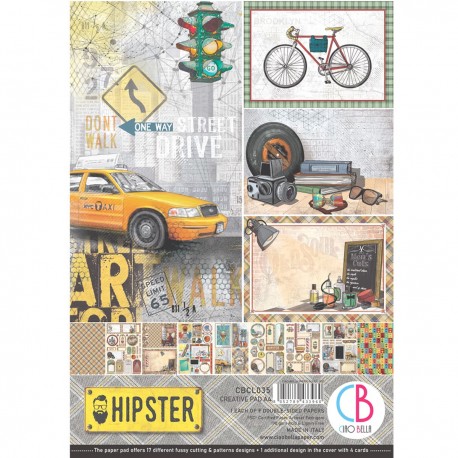 Hipster Creative Pad A4 9/Pkg