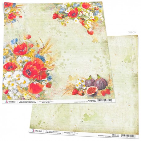 Wildflower Paper Sheet 12"x12"