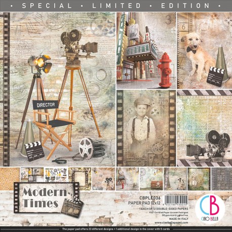 Modern Times Limited Edition Paper Pad 12"x12" 12/